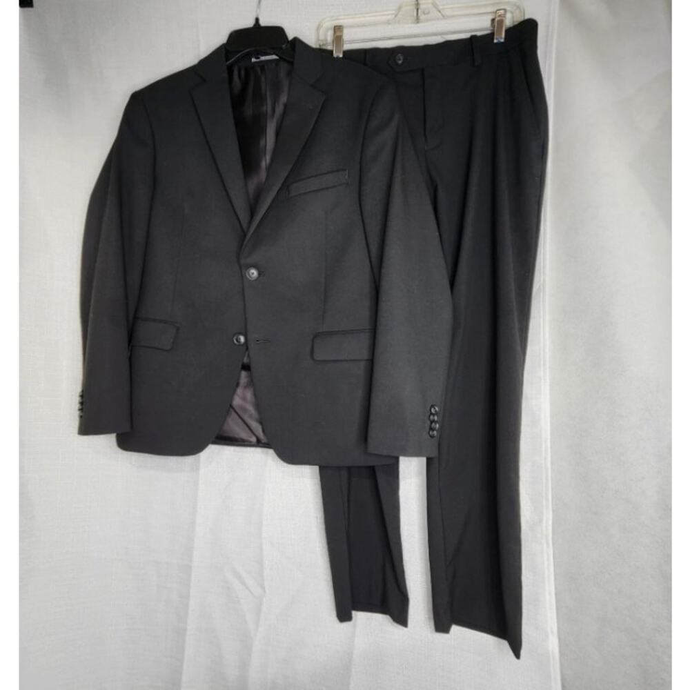 Alfani Men's Slim Fit Black Suit Jacket 38S Pants 30W 30L